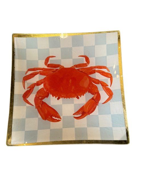 Plat assiette crabe 